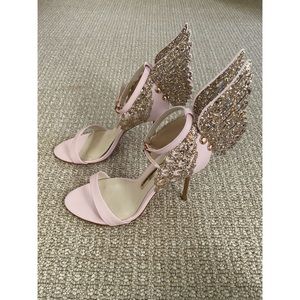 Sophia Webster | Shoes | Sophia Webster Evangeline Angel Wing Pink Glitter  | Poshmark